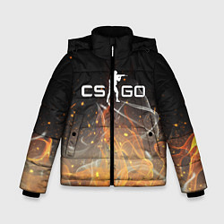 Куртка зимняя для мальчика COUNTER STRIKE, цвет: 3D-черный