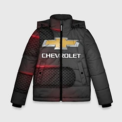 Куртка зимняя для мальчика CHEVROLET, цвет: 3D-красный