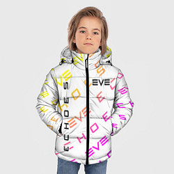 Куртка зимняя для мальчика EVE ECHOES ИВ ЭХО, цвет: 3D-черный — фото 2