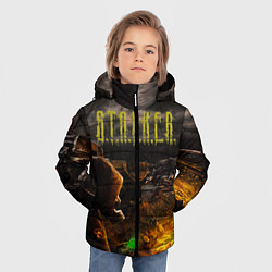 Куртка зимняя для мальчика Stalker 2, цвет: 3D-светло-серый — фото 2