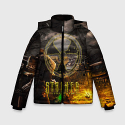 Куртка зимняя для мальчика Stalker 2, цвет: 3D-черный