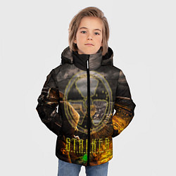 Куртка зимняя для мальчика Stalker 2, цвет: 3D-черный — фото 2