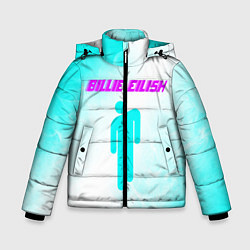 Куртка зимняя для мальчика BILLIE EILISH БИЛЛИ АЙЛИШ, цвет: 3D-черный