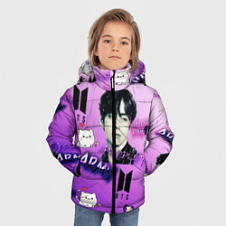 Куртка зимняя для мальчика I purple you, цвет: 3D-черный — фото 2