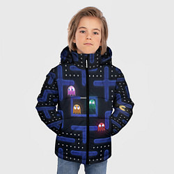 Куртка зимняя для мальчика Pacman, цвет: 3D-красный — фото 2