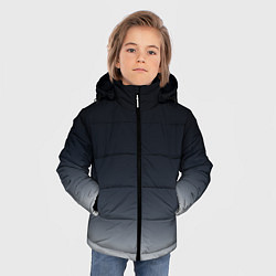 Куртка зимняя для мальчика Градиент цвета 3D-черный — фото 2