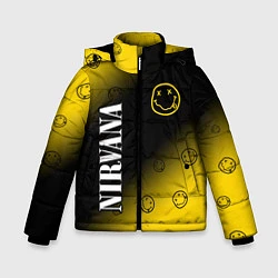 Куртка зимняя для мальчика NIRVANA НИРВАНА, цвет: 3D-черный