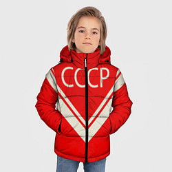 Куртка зимняя для мальчика СССР хоккейная форма, цвет: 3D-черный — фото 2