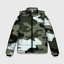 Куртка зимняя для мальчика Camouflage 2, цвет: 3D-красный