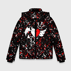 Куртка зимняя для мальчика PAYTON MOORMEIER, цвет: 3D-черный