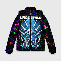 Куртка зимняя для мальчика Undertale Sans, цвет: 3D-светло-серый