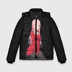 Куртка зимняя для мальчика ZeroTwo Darling in the Franx, цвет: 3D-светло-серый