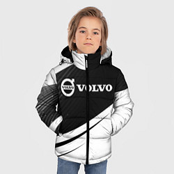 Куртка зимняя для мальчика VOLVO Вольво, цвет: 3D-черный — фото 2