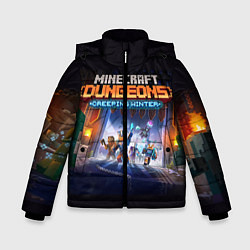 Куртка зимняя для мальчика Minecraft Dungeons, цвет: 3D-черный