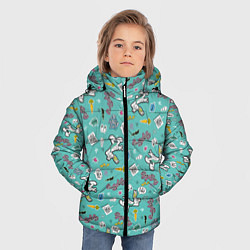 Куртка зимняя для мальчика Багз Банни, цвет: 3D-красный — фото 2