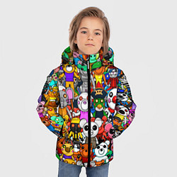 Куртка зимняя для мальчика ROBLOX PIGGY, цвет: 3D-светло-серый — фото 2