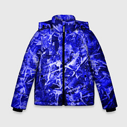 Куртка зимняя для мальчика Dark Blue Gan, цвет: 3D-черный