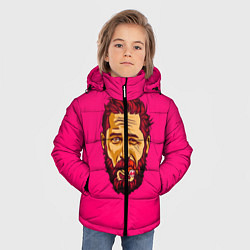 Куртка зимняя для мальчика ХАРДИ, цвет: 3D-черный — фото 2