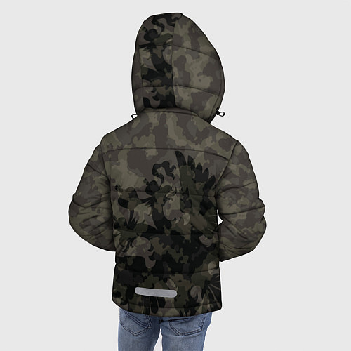 Зимняя куртка для мальчика Спецназ России / 3D-Светло-серый – фото 4