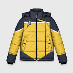 Куртка зимняя для мальчика Звездный костюм № 2 Z, цвет: 3D-черный