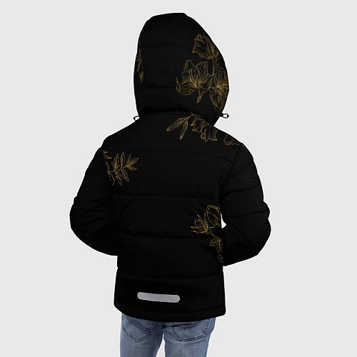 Зимняя куртка для мальчика Шарм гейши / 3D-Светло-серый – фото 4