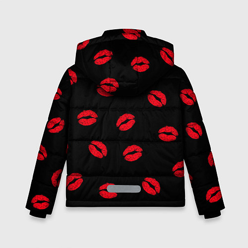 Зимняя куртка для мальчика Поцелуи / 3D-Красный – фото 2