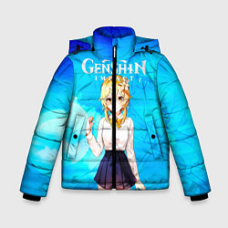 Куртка зимняя для мальчика Genshin Impact - Lumine, цвет: 3D-черный