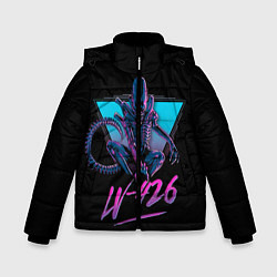 Куртка зимняя для мальчика Чужой 426, цвет: 3D-черный