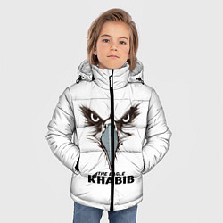 Куртка зимняя для мальчика Орел, цвет: 3D-светло-серый — фото 2