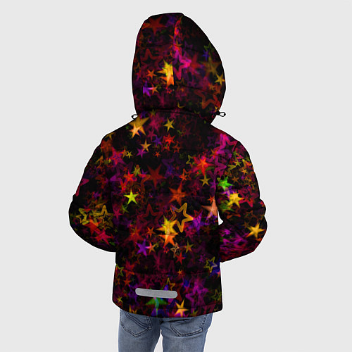 Зимняя куртка для мальчика Stars / 3D-Светло-серый – фото 4