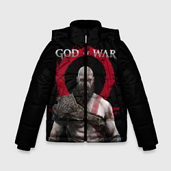 Куртка зимняя для мальчика God of War, цвет: 3D-черный