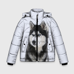Куртка зимняя для мальчика ХАСКИ, цвет: 3D-черный