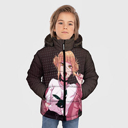 Куртка зимняя для мальчика Химико Тога, цвет: 3D-светло-серый — фото 2