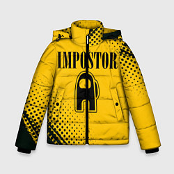 Куртка зимняя для мальчика IMPOSTOR NIRVANA, цвет: 3D-черный