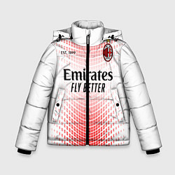 Куртка зимняя для мальчика AC MILAN 2021 - ГОСТЕВАЯ, цвет: 3D-светло-серый