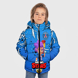 Куртка зимняя для мальчика BRAWL STARS SHELLY PSG, цвет: 3D-черный — фото 2