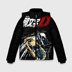 Куртка зимняя для мальчика Initial D Z, цвет: 3D-черный