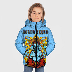 Куртка зимняя для мальчика Дискотека фойер, цвет: 3D-черный — фото 2
