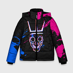 Куртка зимняя для мальчика Watch Dogs Legion, цвет: 3D-черный