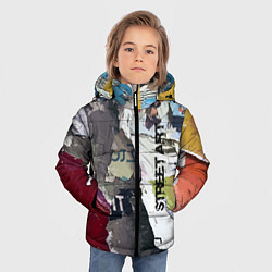 Куртка зимняя для мальчика Street art, цвет: 3D-красный — фото 2
