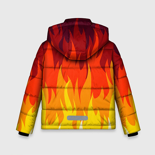 Зимняя куртка для мальчика Among Us Fire Z / 3D-Светло-серый – фото 2