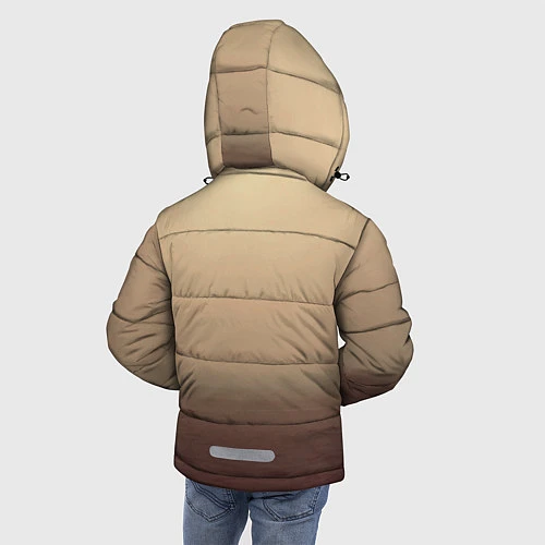 Зимняя куртка для мальчика Бегущий по лезвию / 3D-Светло-серый – фото 4