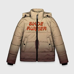 Куртка зимняя для мальчика Бегущий по лезвию, цвет: 3D-светло-серый