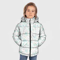 Куртка зимняя для мальчика Морские черепахи, цвет: 3D-черный — фото 2