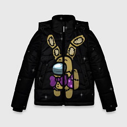 Куртка зимняя для мальчика AMONG US, цвет: 3D-черный