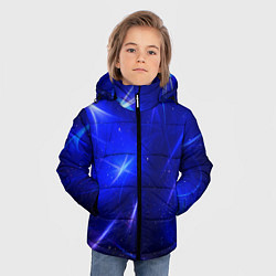 Куртка зимняя для мальчика Космический вихрь, цвет: 3D-черный — фото 2