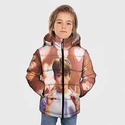 Куртка зимняя для мальчика JUNGKOOK BTS, цвет: 3D-черный — фото 2