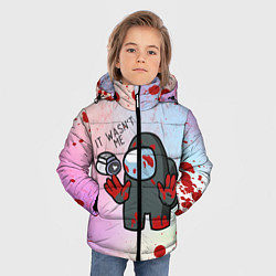 Куртка зимняя для мальчика IT WASN T ME Z, цвет: 3D-черный — фото 2