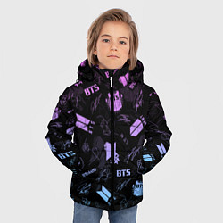 Куртка зимняя для мальчика BTS, цвет: 3D-светло-серый — фото 2