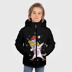 Куртка зимняя для мальчика Unicorn Dab, цвет: 3D-черный — фото 2